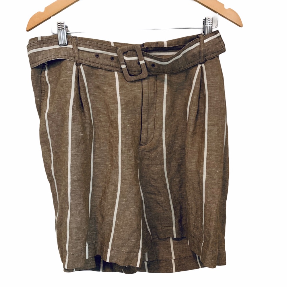 NWT Belted High-Rise Shorts